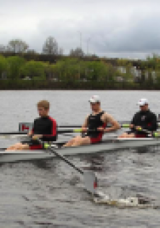 MIT Crew Team Demonstrating the Extraordinary Skill Required to Operate Android Wear Smartwatches by Row, Row, Rowing their way down the Charles River in Boston