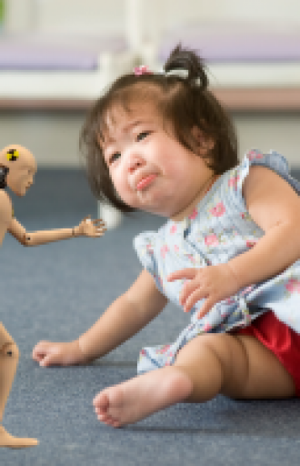 Imagine if we could instrument toddlers with the same accuracy of crash test dummies! Is that a fake cry or did they really hit the floor at 50 mph?
